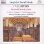 Kenneth Leighton: Geistliche Chorwerke, CD