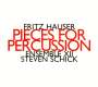 Fritz Hauser: Pieces for Percussion, CD