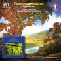 Ormandy conducts Sibelius Symphony No. 5. Eugene Ormandy, The Philadelphia Orchestra. Landschaft mit Bäumen.