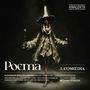 "Poema", "3. Comœdia", Alexander Shelley dirigiert Kanada's Orchester. Eine Figur in phantasievollem, texturierten Gewand.