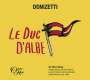 Gaetano Donizetti: Il Duca d'Alba (in französischer Sprache), CD,CD