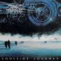 "Soulside Journey" steht unten. Oben ein komplexes, maschinenartiges Muster mit Menschen, die über eine weite Fläche gehen.