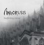 Text: "Anacrusis Suffering Hour". Schwarz-weißes Bild einer gotischen Kathedrale im Nebel.