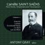 Camille Saint-Saens: Klavierwerke, Paraphrasen & Transkriptionen Vol.2 - Oratorio, Cantata, Occasional Pieces, J. S. Bach, Luis de Milan, CD,CD