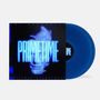 Text: "PRIMETIME", "ORIGINAL SOUNDTRACK", "ARI BALOOLIAN". Blaues, eindrucksvolles Cover und Vinyl-Schallplatte.