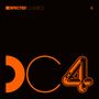 „DEFECTED CLASSICS“ oben links, „4“ oben rechts. Unten groß „DC4“. Schwarzer Hintergrund, orange Schrift.