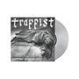 "Trappist" und "Gutter Monks" sind in kantiger Schrift. Ein Mönch liegt in einem grauen Umhang auf einem Boden. Vinylplatte.