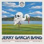 "GARCIALIVE VOLUME 23", "JERRY GARCIA BAND", "AUGUST 14TH, 1993", "SHORELINE AMPHITHEATRE", "MOUNTAIN VIEW, CA". Illustration eines Vogels mit einem Schädelkopf.