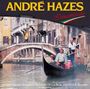 Text: "ANDRÉ HAZES, Innammorato, Volare Amore Scusami Piove Al Di La Non Ho l'Età Il Mondo en vele andere." Szene: Gondel in Venedig.