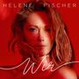 Text: "HELENE FISCHER" oben, "Wir" in geschwungener Schrift unten. Nahaufnahme einer Frau mit rotem Hintergrund.