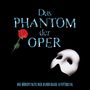 Text: "Das Phantom der Oper. Die Höhepunkte der Hamburger Aufführung." Eine rote Rose und eine weiße Maske.