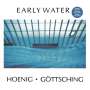 Michael Hoenig & Manuel Göttsching: Early Water (remastered) (Limited Edition) (Clear W/ Blue Streaks Vinyl), LP