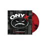 ONYX, #TURNDAFUCUP, The Original Sessions. Schwarze Lautsprecherwand, roter Schallplattenrand.
