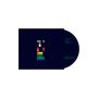Texte: "1) Square One", "2) What If", "3) White Shadows", "4) Fix You", "5) Talk", "6) X&Y", "7) Speed of Sound", "8) A Message", "9) Low", "10) The Hardest Part", "11) Swallowed in the Sea", "12) Twisted Logic". Bunte pixelartige Form auf dunklem Hintergrund.