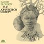 Oben links steht "EARTH BLOSSOM" und darunter "THE JOHN BETSCH SOCIETY". Eine Illustration zeigt ein Gesicht mit Baumwurzeln.