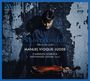 "Shostakovich Music for viola. MANUEL VIOQUE-JUDDE. CAMERATA NORDICA. NATHANAËL GOUIN, piano."  
Ein Mann mit Bratsche vor dunkler Wand.