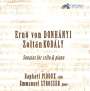 Ernst von Dohnanyi: Sonate für Cello & Klavier op.8, CD