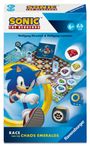 "SONIC THE HEDGEHOG", ab 6 Jahren, 1-4 Spieler, Autoren: Wolfgang Dirscherl & Wolfgang Lehmann, "RACE FOR THE CHAOS EMERALDS".