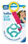 : Ravensburger 4583 baliba Clip & Go - Flexibler Ball mit Befestigung für Greif- und Beißspaß unterwegs - Baby Spielzeug ab 0 Monaten - türkis, SPL