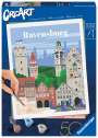 : Ravensburger CreArt - Malen nach Zahlen 23685 - Colorful Ravensburg - ab 12 Jahren - Jubiläum 50 Jahre Ravensburger Blaues Dreieck, SPL