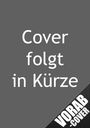 Text: "Cover folgt in Kürze", "VORAB-COVER". Grauer Hintergrund mit diagonalem schwarzen Banner.