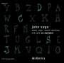 John Cage: James Joyce,Marcel Duchamp,Erik Satie: An Alphabet, CD,CD