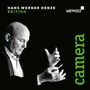 Text: "HANS WERNER HENZE EDITION", "WERGO", "camera". Ein Mann dirigiert leidenschaftlich mit seinen Händen.