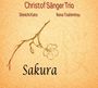 "Christof Sänger Trio", "Shinichi Kato", "Rena Toshimitsu", "Sakura". Illustration mit Kirschblütenzweig.