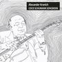 "Alexander Kranich, Coco Schumann Songbook". Illustration eines Mannes mit Gitarre, entspannte Haltung.