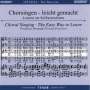 : Chorsingen leicht gemacht - Georg Friedrich Händel: Der Messias (Tenor), CD,CD