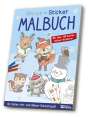 : Glitzer-Sticker-Malbuch<BR>Winter, Buch