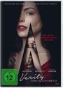 Texte: "Dort, wo wir hingehen, gibt es kein Licht", "Verity - Dunkle Geheimnisse", "FSK ab 12", "Anne Hathaway", "Josh Hartnett", "Dakota Johnson". Coverbild mit Gesichtern und großem "A".
