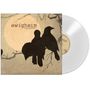 "ewigheim - irrlichter" steht auf dem Cover. Zwei schwarze Vogelsilhouetten vor einem großen, beige-gelben Vollmond.