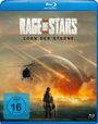 "RAGE OF STARS: ZORN DER STERNE" und "FSK ab 16 freigegeben." Eine Person schaut auf Explosion und Helikopter am Himmel.