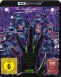 "Teenage Mutant Ninja Turtles II: The Secret of the Ooze" Text über riesiger, grüner Hand, darunter vier Turtles mit Waffen.