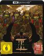 Oben: "4K Ultra HD + Blu-ray". 
Unten: "TEENAGE MUTANT NINJA TURTLES III". 
Vier Schildkröten in Samurai-Rüstungen.