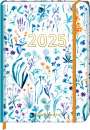 : Kleiner Wochenkalender - Mein Jahr 2025 - Blumen weiß, KAL