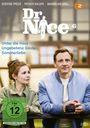 „Dr. Nice“, „Unter die Haut“, „Ungebetene Gäste“, „Sommerliebe“, „FSK ab 12 freigegeben“. Zwei Personen draußen.