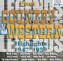 : Country & Western Highlights Part 1, CD,CD,CD,CD,CD,CD,CD,CD,CD,CD