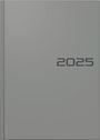 : Brunnen 1079561635 Buchkalender Modell 795 (2025)| 1 Seite = 1 Tag| A5| 352 Seiten| Balacron-Einband| grau, Buch