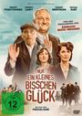 Filmplakat mit den Namen der Schauspieler, dem Titel "Nur ein kleines bisschen Glück" und FSK ab 12.