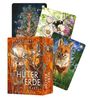 "Die Hüter der Erde Orakel" von Kyle Gray. Box zeigt einen Hirsch; Karten mit Fuchs, Biene, schwangerer Frau.