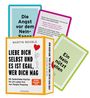"Die Angst vor dem Nein-Sagen", "Ein Nein nützt allen", "Liebe dich selbst und es ist egal, wer dich mag". 
Box mit Karten.