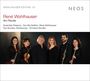 "René Wohlhauser - Am Rande" über Bild von sechs Menschen, darunter drei Frauen und zwei Männer in schwarzer Kleidung.
