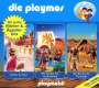 : Die Playmos - Die große Römer und Ägypter-Box, CD,CD,CD