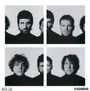 Texte "ACT III" und "KASABIAN". Vier Schwarz-Weiß-Porträts von Männern, zwei oben, zwei unten.
