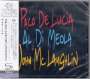 Al Di Meola, John McLaughlin & Paco De Lucia: The Guitar Trio (SHM-CD), CD