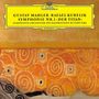 "GUSTAV MAHLER · RAFAEL KUBELIK SYMPHONIE NR.1 »DER TITAN« SYMPHONIE-ORCHESTER DES BAYERISCHEN RUNDFUNKS"  
Oben ein Logo, unten ein Gemälde mit abstrakten Spiralen.