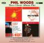 Phil Woods: The Young Bloods / Bird Feathers / Birds Night: A Memorial Concert Dedicated To The Music Of C.Parker, CD,CD