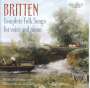 Benjamin Britten: Complete Folk Songs für Stimme & Klavier, CD,CD